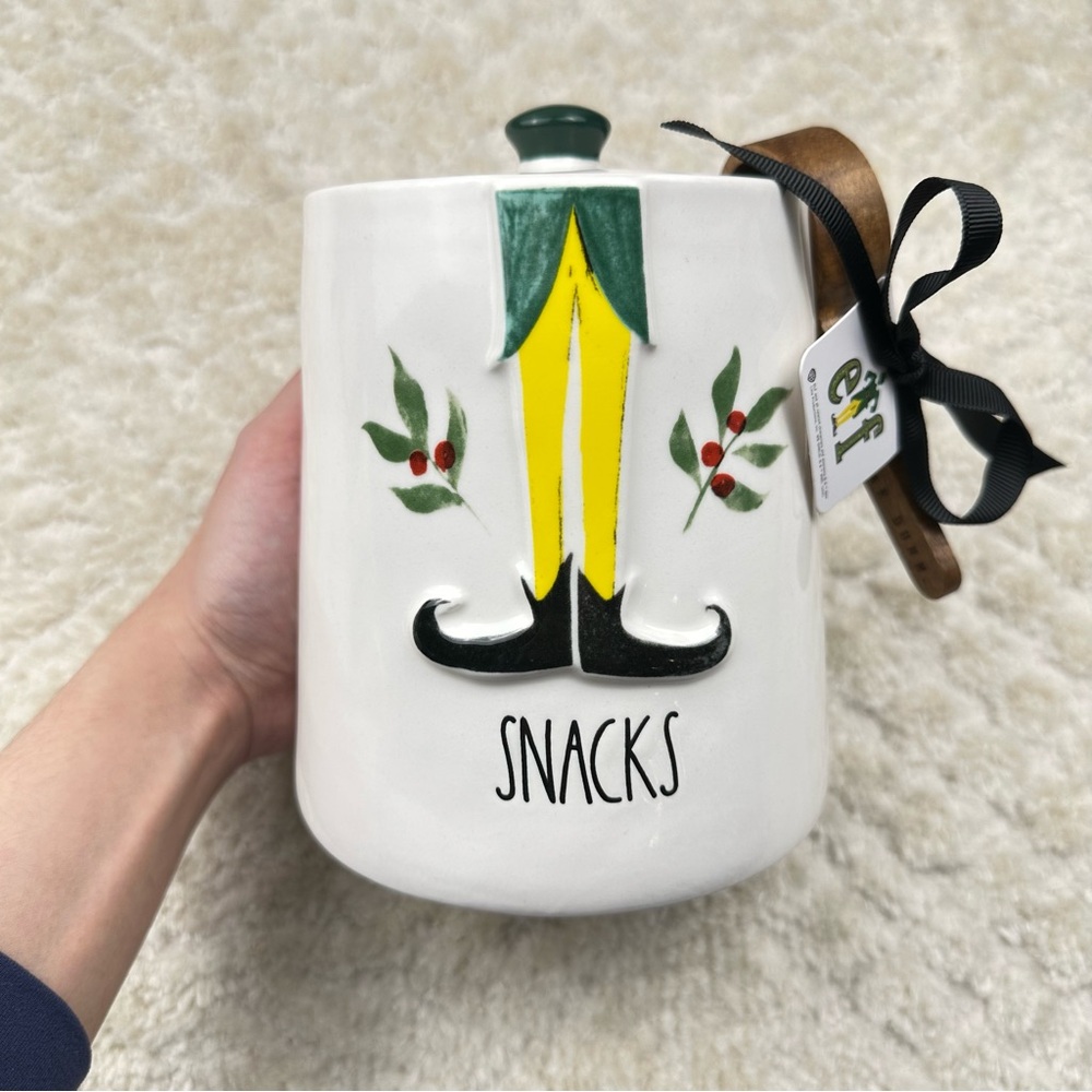 Rae Dunn Elf Canister Snack Jar